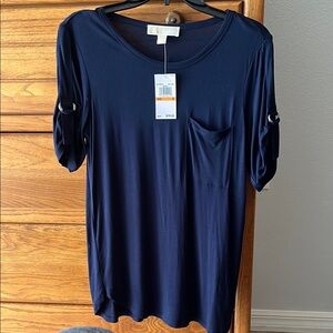 MICHAEL Michael Kors Blue  Sleeve Relaxed T-Shirt